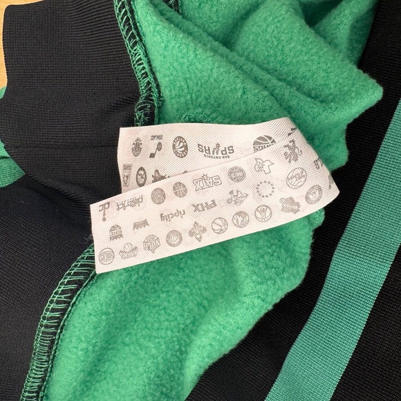 NBA Mens‎ Boston Celtics Green Sweatshirt Hoodie Pullover XL Front Pocket - Picture 12 of 12